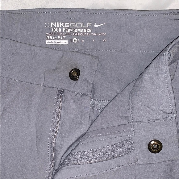 Nike Tour Performance Golf Dri-Fit Shorts Gray - Picture 3 of 4